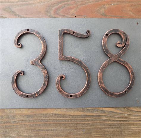 best metal house numbers|individual metal house numbers.